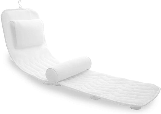 Full Body Bath Pillow- with Adjustable Lumbar Roll Pillow 